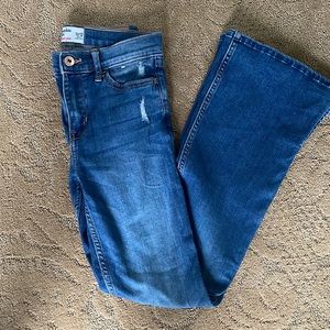 girls Abercrombie flare jeans size 11/12